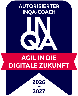 Badge: Autorisierter INQA-Coach, Programm Agil in die digitale Zukunft 2026-2027